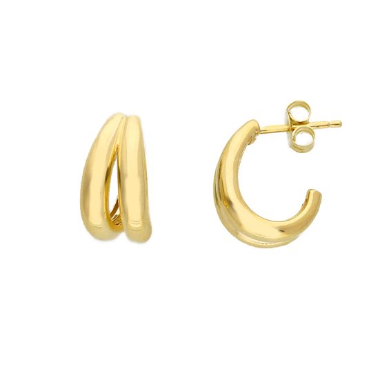 Ohrringe Gioielleria Dossena  Dame in Gelbgold OROR-76-253 - OROR-76-253